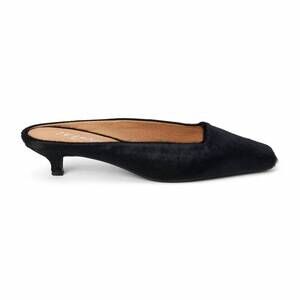 NEW MATISSE women’s classy square toe kitten heel mules in black